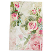 Kronkelend op  collage Bridesmaid Dank u Medium Cadeauzakje (Achterkant)