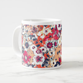 Kronkelend patroon grote koffiekop