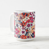 Kronkelend patroon koffiemok (Voorkant links)