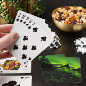 Kronkelende Aurora Pokerkaarten (Insitu)
