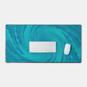 Kronkelende golven.... bureaumat (Keyboard & Muis)