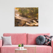 Kronkelende stromen Appalachian Trail | Vermont Canvas Afdruk (Insitu (Woonkamer))