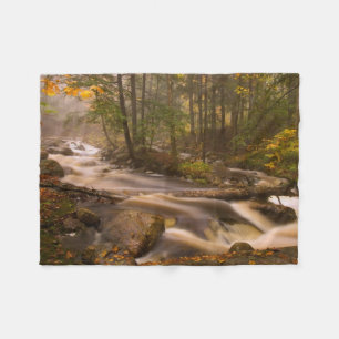 Kronkelende stromen Appalachian Trail   Vermont Fleece Deken