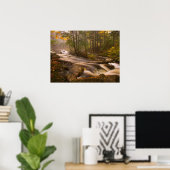Kronkelende stromen Appalachian Trail | Vermont Poster (Thuiskantoor)