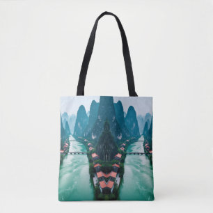 Kronkelende wateren - Adembenemende Natuur in elke Tote Bag