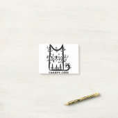 Kronkelharige rommelige kat Ik hou van katten Post-it® Notes (Op bureau)