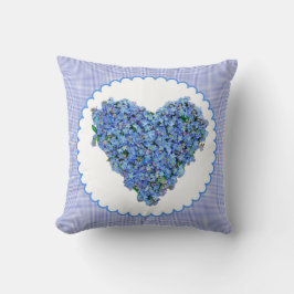 Kronkelhart vergeten bloem kussen