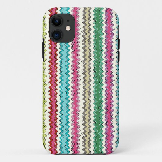 kronkelig chevron Case-Mate iPhone case (Achterkant)