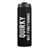 Kronkelig maar functionerend thermosbeker (Voorkant)