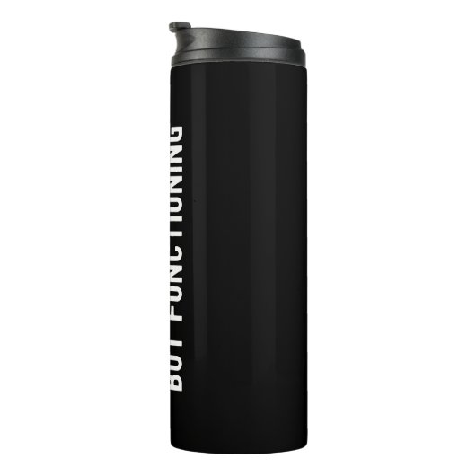 Kronkelig maar functionerend thermosbeker (Geroteerd rechts)