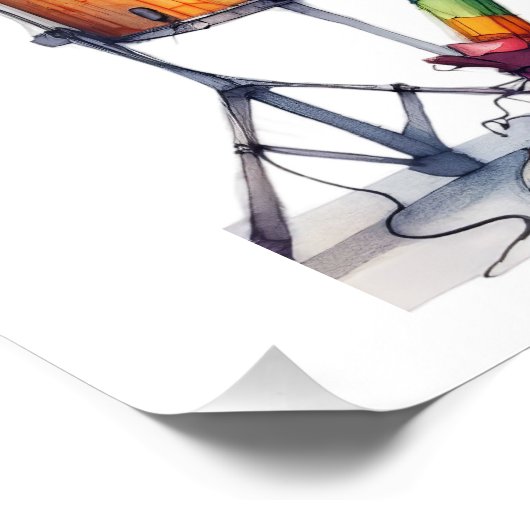 Kronkelig Perfect Poster (Hoek)