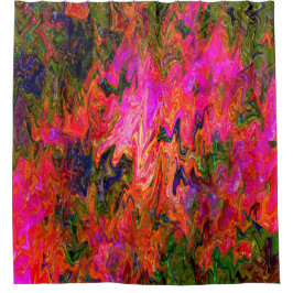 Kronkelig psychedelisch zwart licht leuk....... douchegordijn