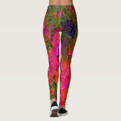 Kronkelig psychedelisch zwart licht leuk....... leggings (Achterkant)