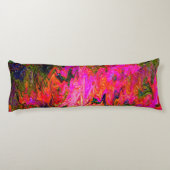 Kronkelig psychedelisch zwart licht leuk....... lichaamskussen (Achterkant)