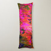 Kronkelig psychedelisch zwart licht leuk....... lichaamskussen (Achterkant (Verticaal))