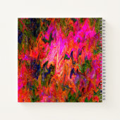 Kronkelig psychedelisch zwart licht leuk....... notitieboek (Achterkant)