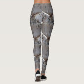 Kronkelige berkenbast boom rustiek leggings (Achterkant)