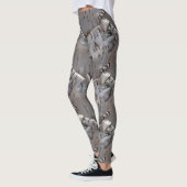 Kronkelige berkenbast boom rustiek leggings (Links)