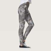 Kronkelige berkenbast boom rustiek leggings (Rechts)