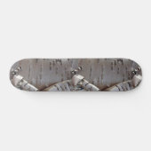 Kronkelige Berkenschors Boom Rustiek Persoonlijk Skateboard (Horizontaal)