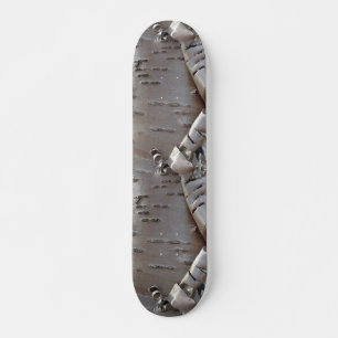 Kronkelige Berkenschors Boom Rustiek Persoonlijk Skateboard