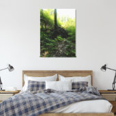 Kronkelige Boomvoet Canvas Afdruk (Insitu (Slaapkamer))