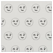 Kronkelige emoticon schetterende tekening stof (Close Up)
