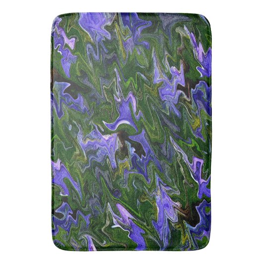 Kronkelige irissen....... badmat (Voorkant Verticaal)