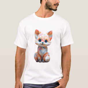 Kronkelige Kleurrijke Artistieke Psychedelische Vo T-shirt