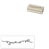 Kronkelige lijn nr. 5 rubberstempel (Gestempeld)