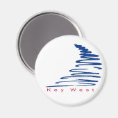 Kronkelige lijnen_Key West magneet (Voorkant / Achterkant)