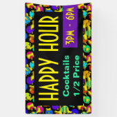 Kronkelige Lussen naadloos patroon 09 + uw backgr. Spandoek (Verticaal)