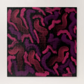 Kronkelige Pinkies Abstract Patroon Legpuzzel (Horizontaal)