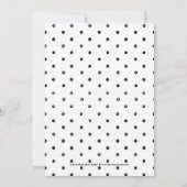 Kronkelige Script Weddenschap Save the Date Card (Achterkant)