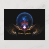 Krono Dynamic Fractal Art Briefkaart (Voorkant)