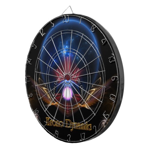 Krono Dynamic Fractal Art Dart Board Dartbord (Voorkant Rechts)