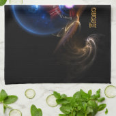 Krono Dynamic Fractal Art Kitchen Towel Theedoek (Gevouwen)