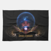 Krono Dynamic Fractal Art Kitchen Towel Theedoek (Horizontaal)