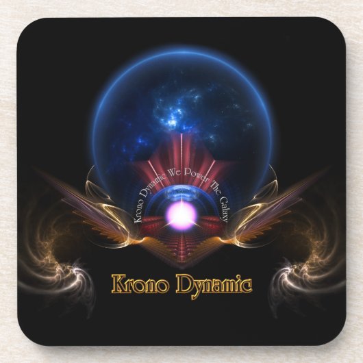 Krono Dynamic Fractal Art Onderzetter Set (Voorkant)