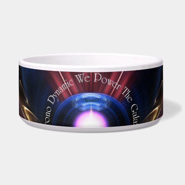Krono Dynamic Fractal Art Pet Bowl Voerbakje (Voorkant)
