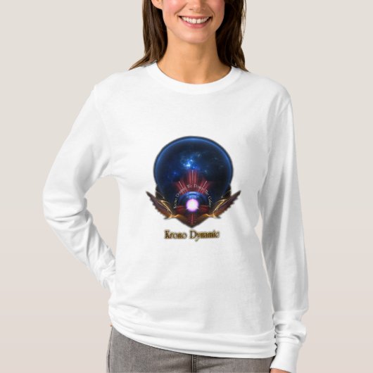 Krono Dynamic Fractal Art T-shirt (Voorkant)