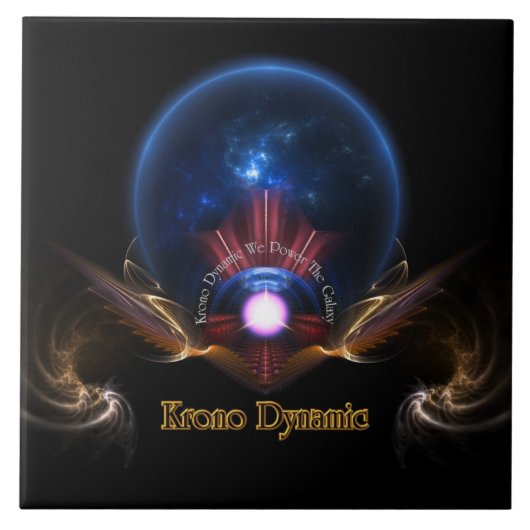 Krono Dynamic Fractal Art Tegel Tegeltje (Voorkant)