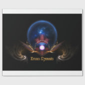 Krono Dynamic Fractal Art Wrapping Paper Cadeaupapier (Vlak)