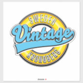 Kronoberg Zweden Vintage stijl logo  Sticker (Vel)
