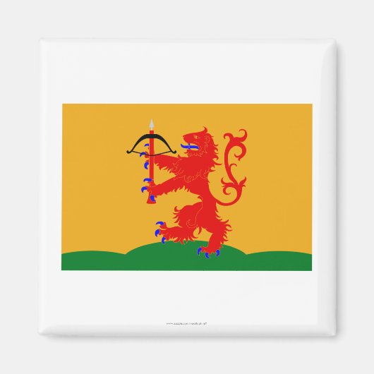 Kronobergs län vlag magneet (Voorkant)