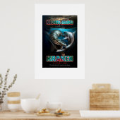 Kronos Rising: Kraken vol. 1 Pliosaur VS Megalodon Poster (Keuken)