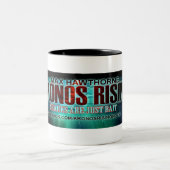 Kronos Rising "Sharks are just bait"-mok Tweekleurige Koffiemok (Center)