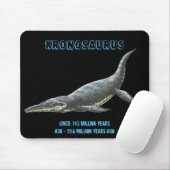 Kronosaurus Dinosaur Mousepad Muismat (Met muis)