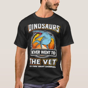 Kronosaurus dinosaurus ging nooit naar de veteri t-shirt