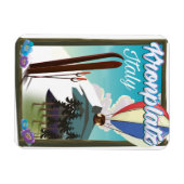 Kronplatz Italië ski reisposter Magneet (Horizontaal)